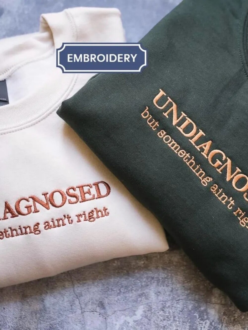 Custom Made Embroirdered Sweatshirt